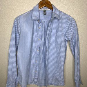 Boys Zara Lightweight Blue Button Down SZ 11/12 Yr